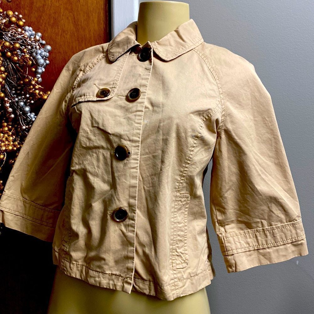 Old Navy (made in India) beautiful rare short cotton pea coat Small